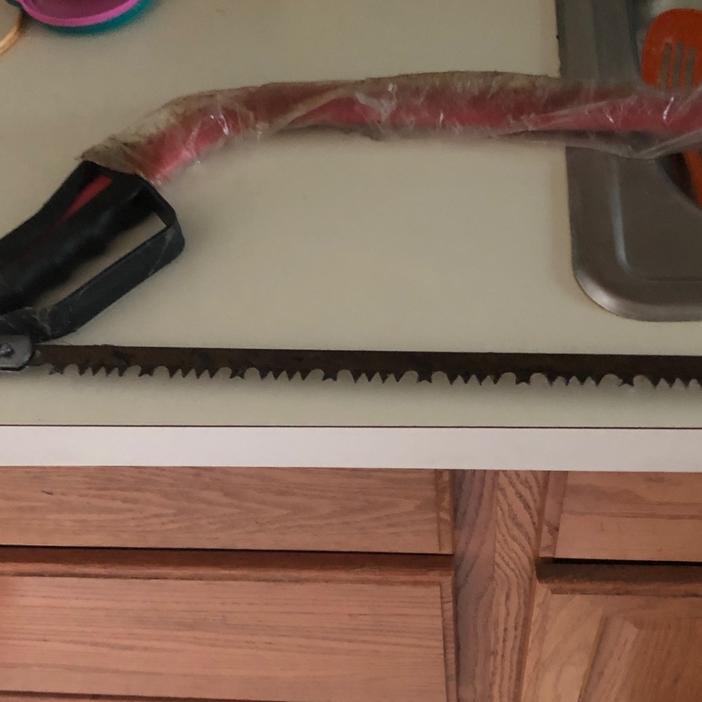 Red Handle Hand Saw for outdoor